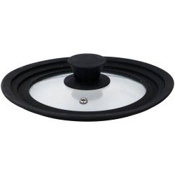alpina Pannendeksel - Met Siliconen Rand - 16/ 18/ 20 CM - Glas