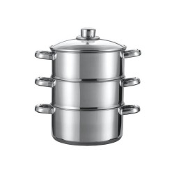 Stoompan Inductie Ø 20 cm 3-Delig