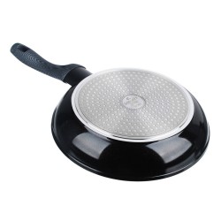 Satoshi Carbon Koekenpan Ø24 CM - Marble coating - Soft-touch handgreep