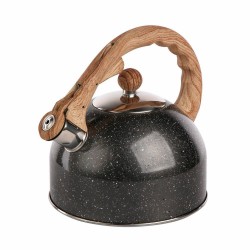 Altom Design Rock Natura exclusieve fluitketel RVS antraciet / bruin 2.5 Liter