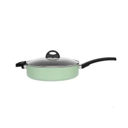 Berghoff Braadpan met deksel groen 26 cm